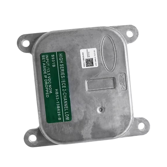 BQBQERT LED Headlight Driver Module for Supported 2017-2019 Vehicle Applications, Metal Housing Ballast Control Unit, Single Pie