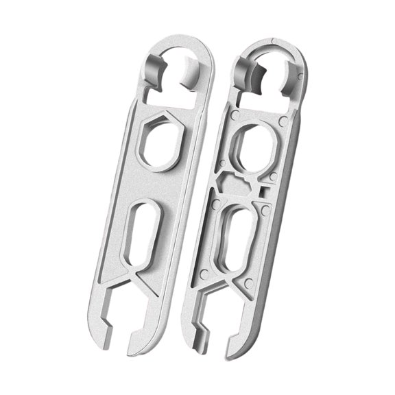 BQBQERT Light Weight Aluminum Alloy Faucet Wrench Tool 16 in 1 Multitool Quick Installation Professional Plumbing Maintenance