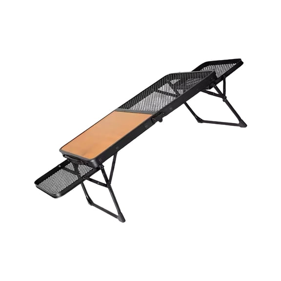 BQBQERT Light Weight Aluminum Foldable Table Folding Design Camping Desk For Camping Beach Parties Trip