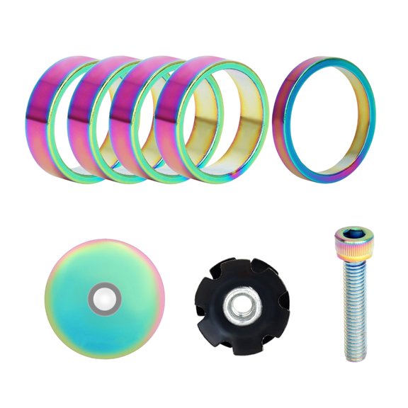 BQBQERT Light Weight Bicycles Headsets Washer Mountain Bike Stem Headsets Spacers