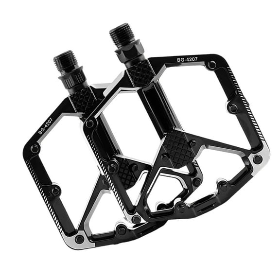 BQBQERT Light weight Bicycles Platform Pedals Double Seal Bearing Nonslip Bicycles Pedals for Mountain Cycling Road Bicycles