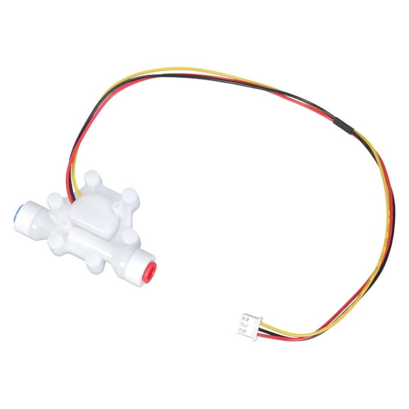 BQBQERT Liquid Flowmeter Fluidmeter Counter 0.25-2.5L/Min Flows Measuring Instrument G1/4 Sensors for Water Dispenser