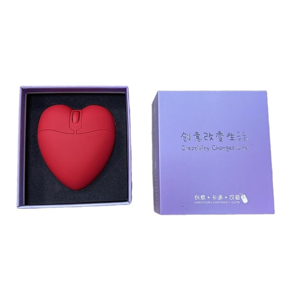 BQBQERT Love Heart Shaped USB Mouse Funny Lovely Corded Mouse Creative Gifts