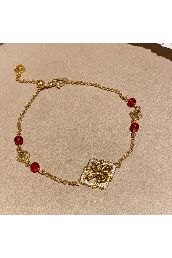Lucky Irish Tradition Inspired Bracelet Pair Copper Jewelry for Ladies