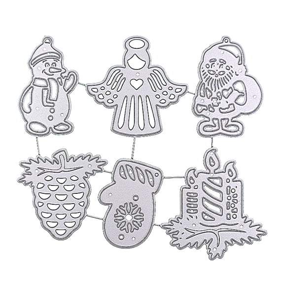 BQBQERT Metal Die Cuts Christmas Angel Embossing Stencil Cutting Dies for Card Making