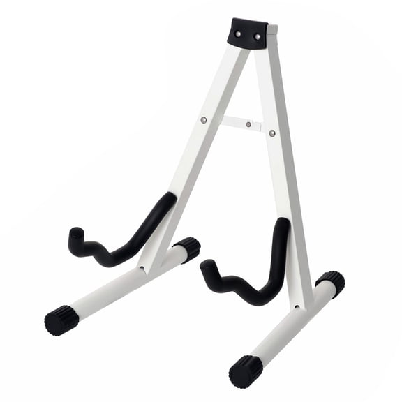 BQBQERT Metal Frame Guitar Stand Adjustable Folding Musical Instrument Stand Suitable for Folk Guitars, Bass Guitars
