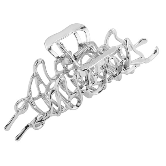 BQBQERT Metal Hair Novelty Irregular Clips Punk Slip Hair Barrettes Ponytail Decoration Fashion Hair Props