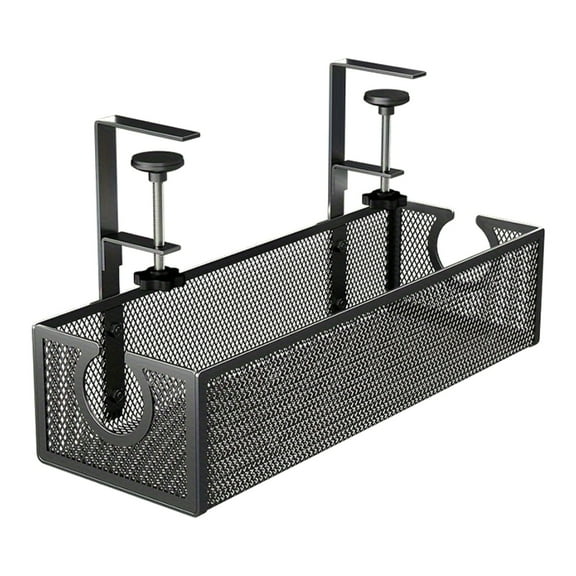 BQBQERT Metal Under Shelf Storage Baskets Easy Install Hanging Organized Metal Basket For Kitchen Office And Closet