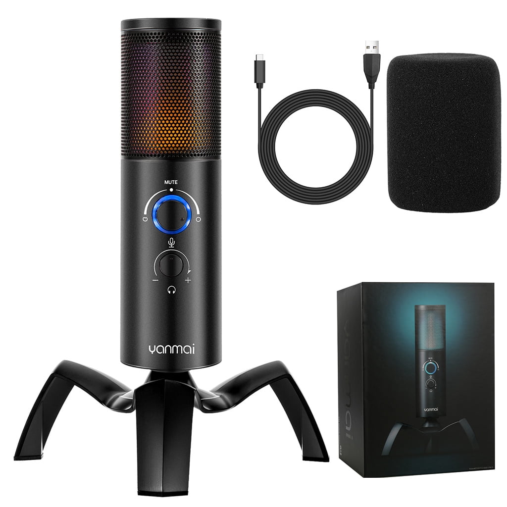 BQBQERT Microphone Perfect for Vlogging Equipments Type-C Port Used as Player and Recorder Sound Mic