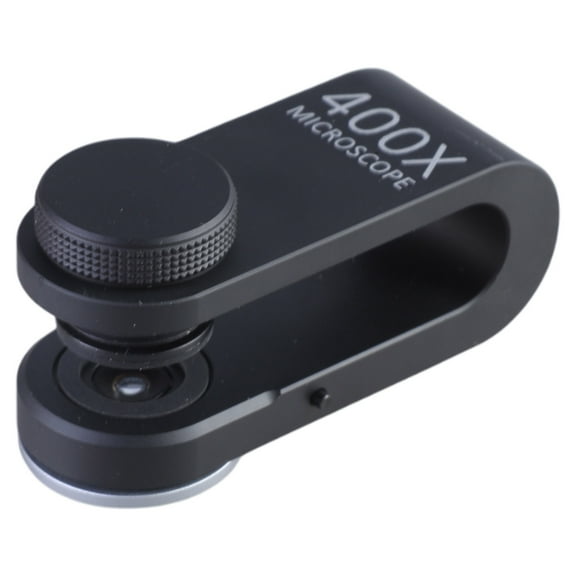 BQBQERT Microscope 400x Magnification Pocket Mobile Microscope Compatible for w/ Adults & Camera At