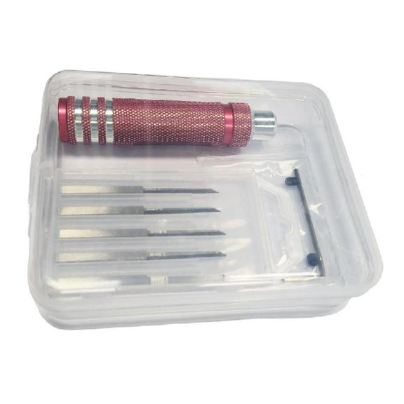 BQBQERT Model Chisels with 0.1/0.2/0.4/0.6/0.8/1.0/2.0mm ResinCarved Scriber line Modelings Scriber Hand Tool