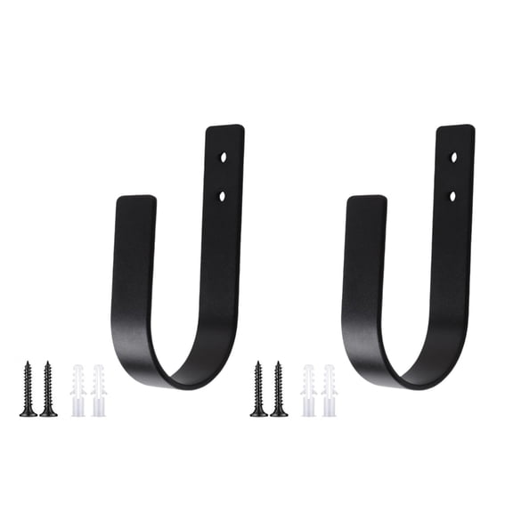 BQBQERT Modern Curtain Holdbacks U Shaped Wall Mount Curtain Hooks Drapery Curtains Tiebacks Curtains Pull Backs Tie Back