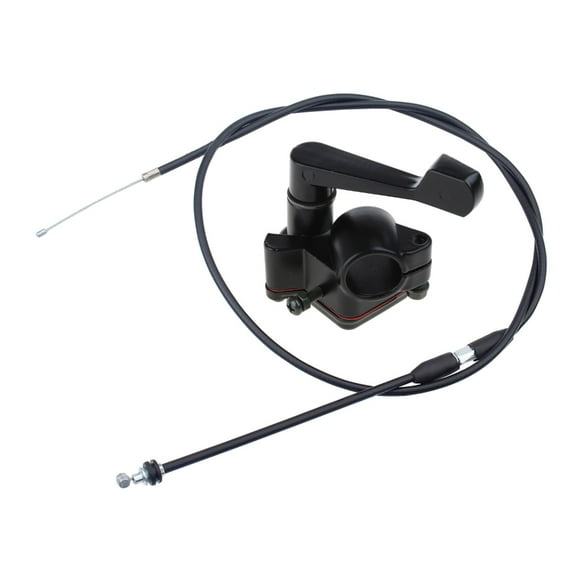 BQBQERT Motorcycle Throttle Lever Thumb Control Assembly Compatible For 50CC-250CC ATV Pit Bike with Accelerator Cable