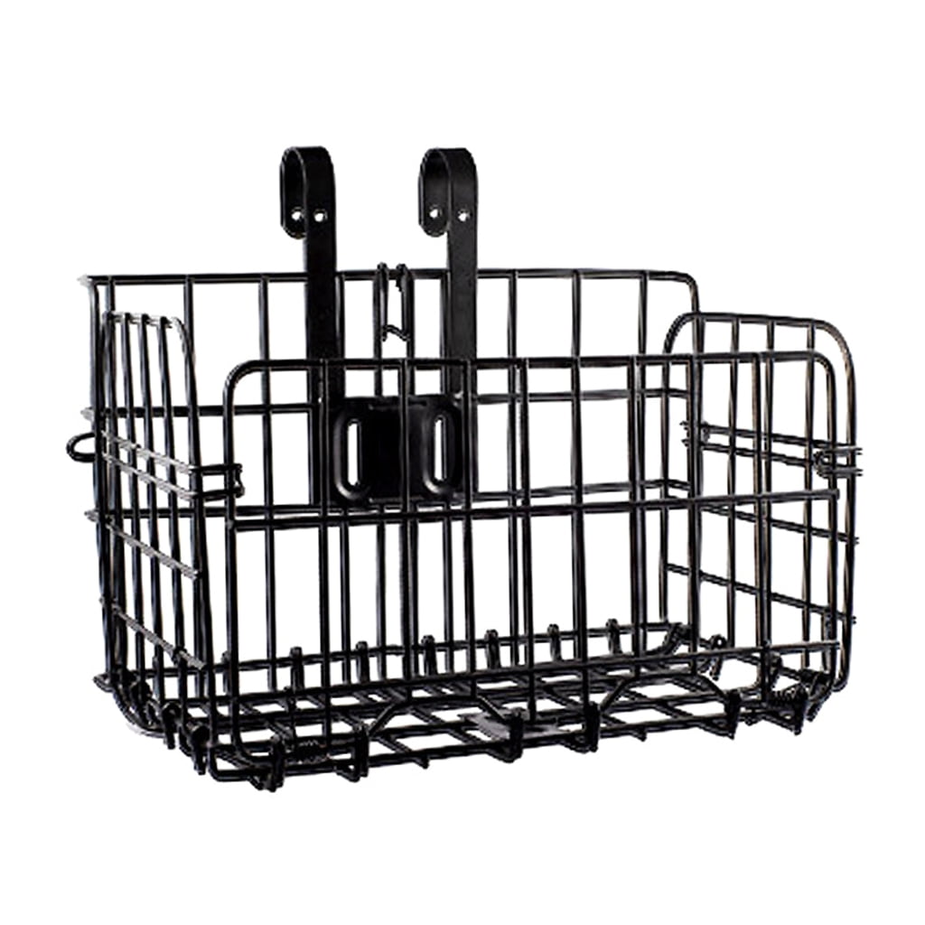 BQBQERT Detachable Folding Bicycles Basket Mountain Bike Front and Rear Folding Hanging Basket Bike Storage Enduring