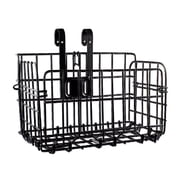 BQBQERT Detachable Folding Bicycles Basket Mountain Bike Front and Rear Folding Hanging Basket Bike Storage Enduring