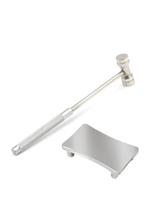 Multi functional Watch Set Includes Round Hammer, Pad, and slip Handle for Watchmakers and Enthusias