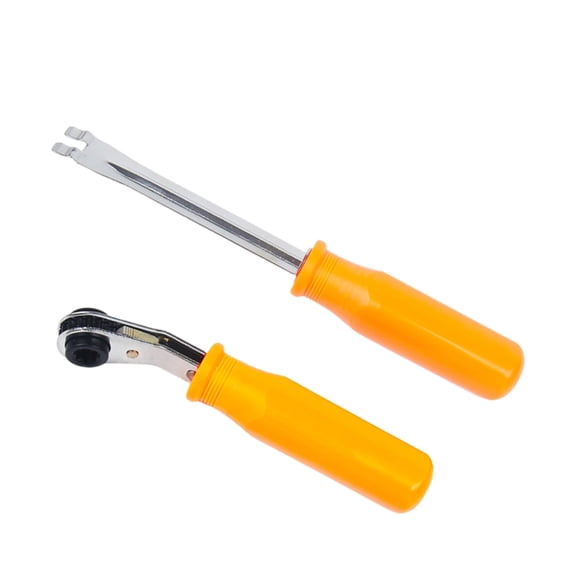 BQBQERT Multifunctional Air Brake Pressure Release Screw Tightening Tool Double Square Ratchets Wrench Simple Use for Auto Repai