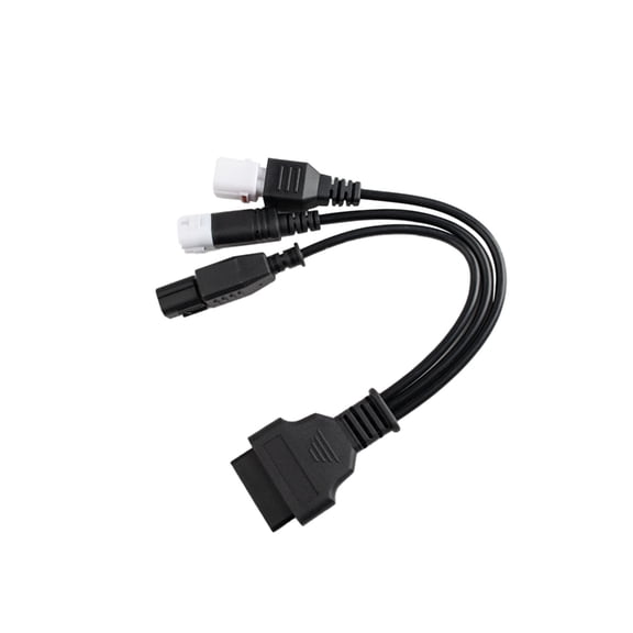 BQBQERT Multiple Pin OBDII Adapters Cable 16Pin To 3 4 6Pin Connector Motorcycle Diagnostic Connector Cable for Bikes