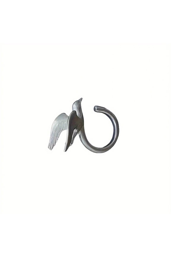 Nature Resizable Bird Rings For Outdoor Enthusiasts Lightweight Comfortable Rings Jewelry For Men And Women