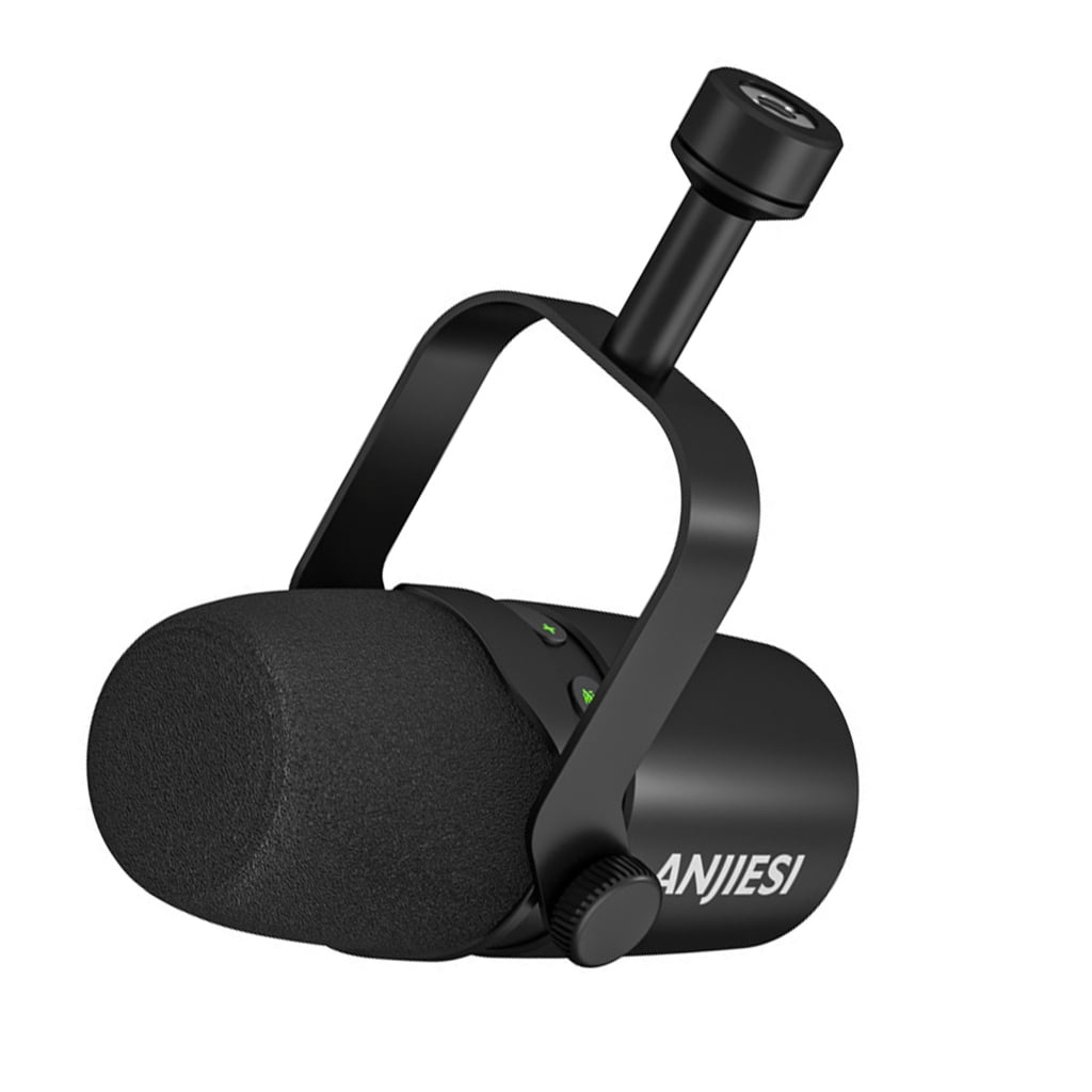 BQBQERT Omnidirectional USB Microphone 3Pin Dynamic Mic for and Streaming Online Meeting with Real Time