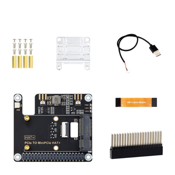 BQBQERT PCIe To Small PCIe Converter Cable Card Adapter Module Expansion USB Connection