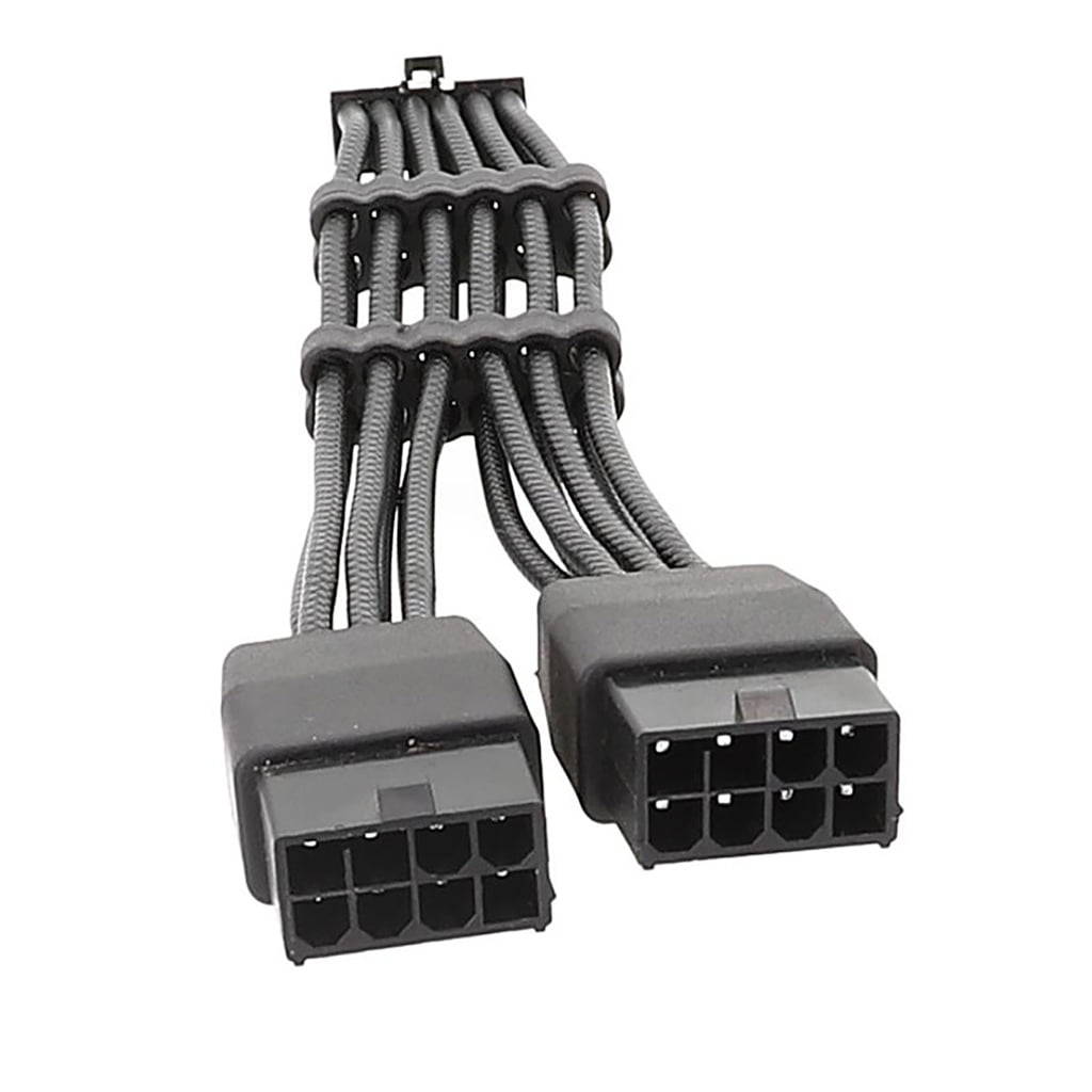 12 Pin Graphics Card BQBQERT PCIe5.0 2x 8Pin (6+2P) to 12Pin Graphics Card Power Adapter ...