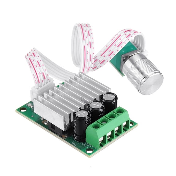 BQBQERT PWM Motor Speed Controllers Direct Current DC12V-30V 10A Adjustable Driver Switches with SpeedControl Knob