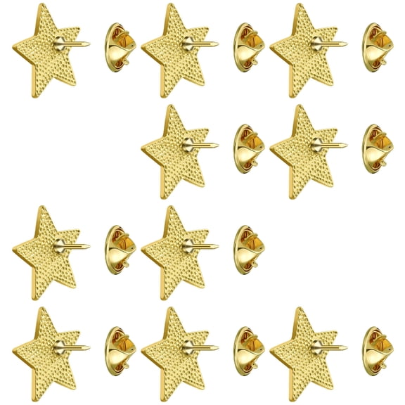 BQBQERT Pack Of 10 Alloy Smiles Face Pin For Clothing Bag Hat Decoration