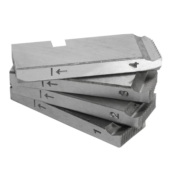 BQBQERT Pack of 4 Pipe Threading Set High Speed Dies Sturdy Pipe Threader Dies For 1 2 Inch Pipe Suitable for Die Heads