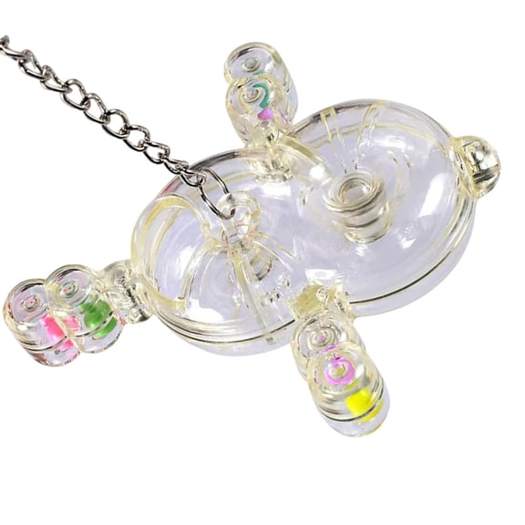 BQBQERT Parakeets Spinner Toy Rotating Wheel Bird Feeder with Multiple Feeding Holes for Conures and Various Parrots Grinding