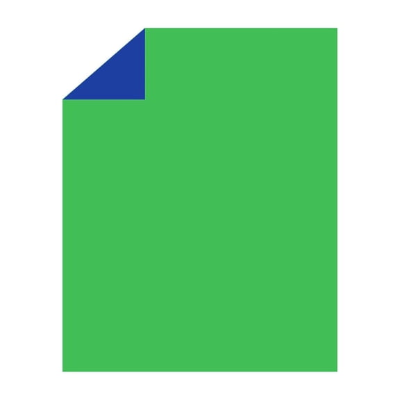 BQBQERT Photo Studio Photography Backdrop 200x300cm Background Paper Blue+Green Screen Double Sides for Photos Props