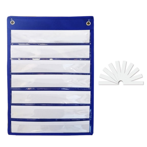 BQBQERT Pocket Chart With 10 Cards For Standards Daily Schedule