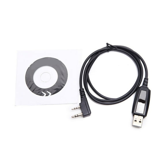 BQBQERT Portable Ham-Radio K-type USB Programming Cable Cord for UV-5R UV-82 DR1801 -alkie Interphone Accessories