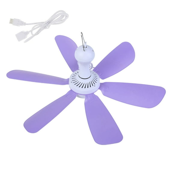 BQBQERT Portable USB 5V Tent Fan Celling Fan Outdoor Gazebo Fan Canopy Hanging Fan For Outdoor Dorm Tent Travel Home