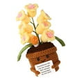 thumbnail image 1 of BQBQERT Positive Flower Emotional Supports Crochet Plant Positive Crochet Flower Home Decoration Sweet for Friend, 1 of 7
