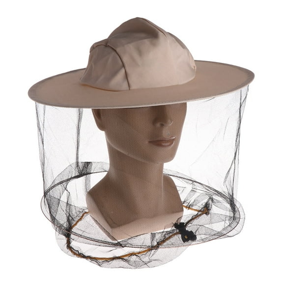 BQBQERT Practicability Beekeeping Veil Hat Beekeeper Hat with Anti-bee Netting Tool for Outdoor Hiking, Camping