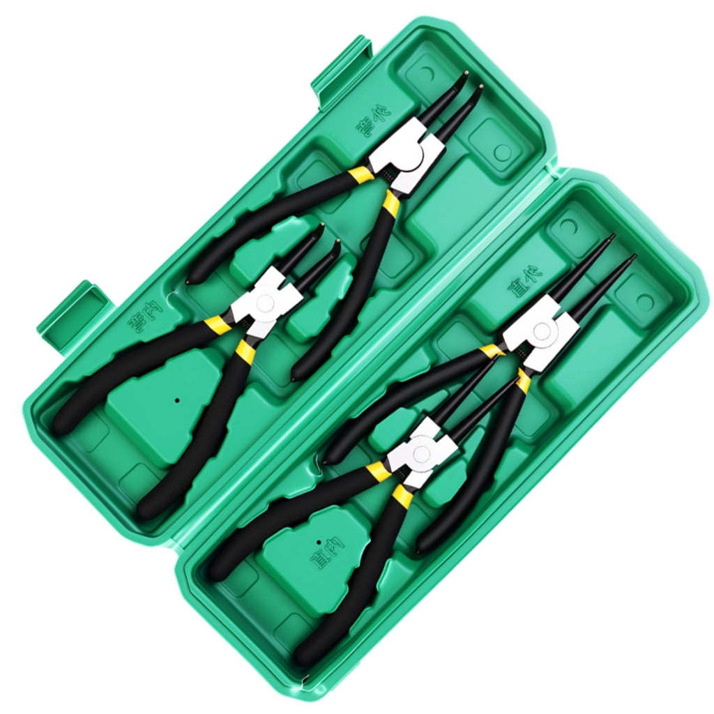 BQBQERT Precise Snapped Rings Pliers Set AntiSlip Design Effort Saving Spring Accurate Circlip Pliers For Professional Tasks