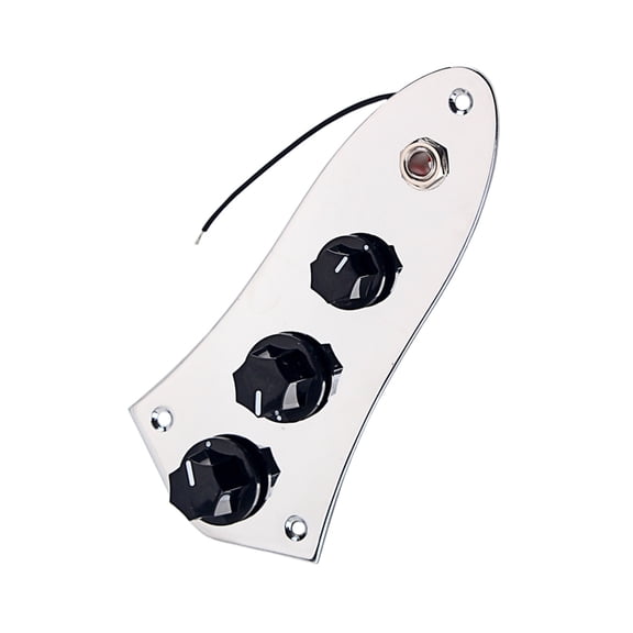 BQBQERT Prewired Guitar Control Plate 3 Way Loaded Control Plate with Knob for Electric Guitar Playing Parts