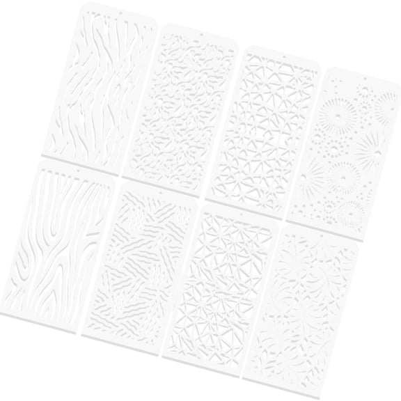 BQBQERT Professional Art Stencil Template Precisions Cut Shape Template Crafting Tool Set For Creative Design Projects