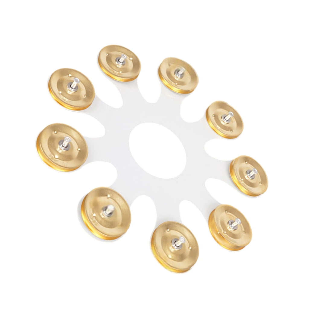 BQBQERT Professional Percussion Set Accessory Bells With Brass Disc ...