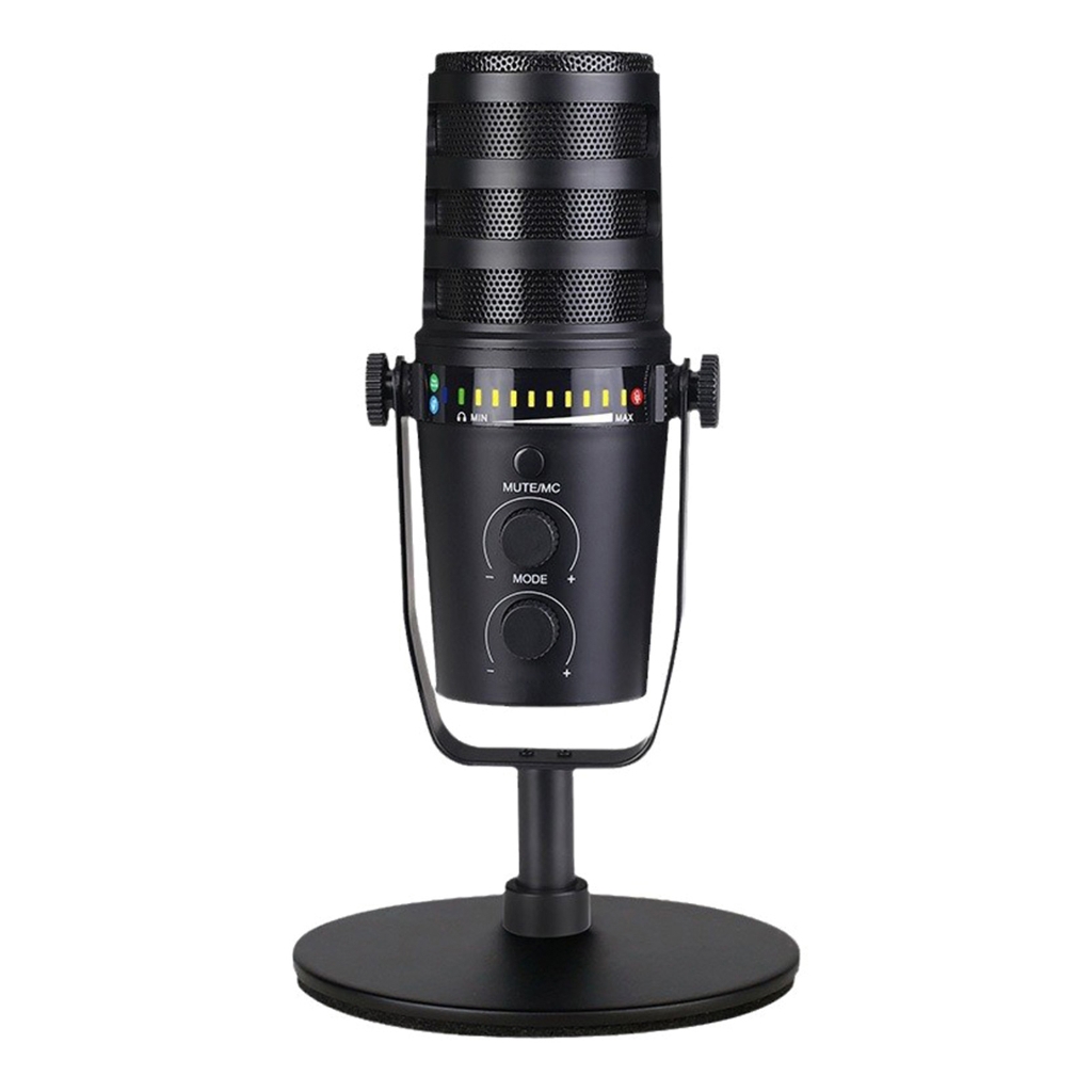 BQBQERT Professional Studio USB Microphone with Double Connectivities for Clear Sound Offering Versatility