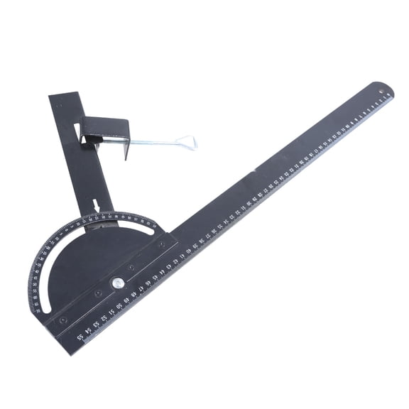 BQBQERT Protractor Angles Finders, 22'' Woodworking Edges Ruler Adjustable Multifunction Angles Measure Tool T Square