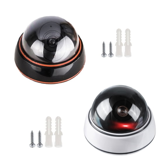 BQBQERT Realistic Fake Security Camera CCTV Model Weatherproof ABS Visual Crime For Residential Indoor Outdoor Use