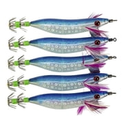 BQBQERT Realistic Shrimp Pattern Squid Fishing Lures Artificial Squid Hook Jig