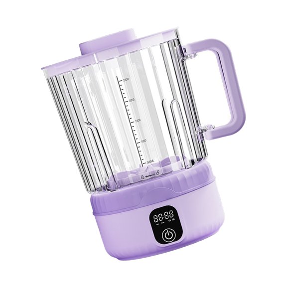 BQBQERT Rechargeable Small Washing Machine For Clothes Underwear Quiet Motor 4000mah Travel Home Use