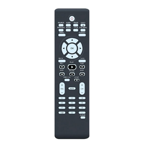 BQBQERT Remote Control for LCD HDTV Player 32MF369B/F7 42MF339B/F7 Color Keys Simple