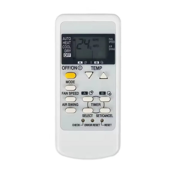 BQBQERT Replacement Air Conditioners Remote Control for A75C3078 High Compatibility Housing Simple Setups