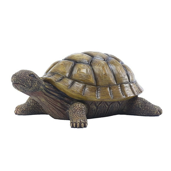 BQBQERT Resin for Turtle Statue Lucky Fengshui Ornament Art Decor for Indoor Outdoor Garden Yard Decoration Figurine Birthday