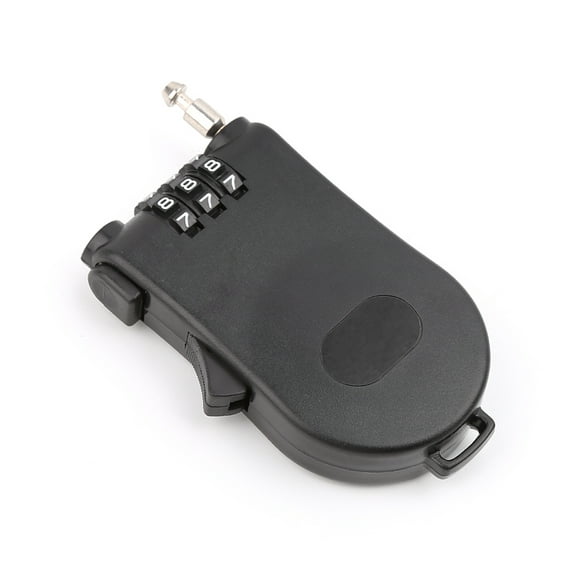 BQBQERT Retractable Wire Rope Password Lock Combination Coded Locker Outdoor Keyed Padlo