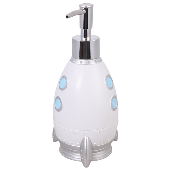 BQBQERT Rockets Design Refillable Soap Dispenser Pumps Bottle 400ml Strong Soap Dispensers Bottle for Sink Countertops